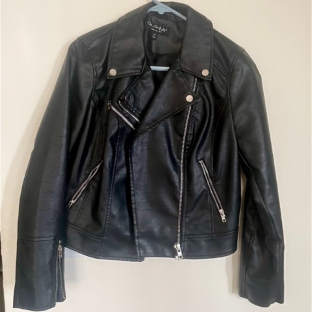 Miss Selfridge Vegan Leather Moto Jacket